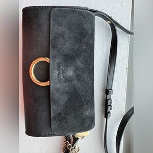 LIKE NEW CHLOE Suede Calfskin Mini Faye Shoulder Bag